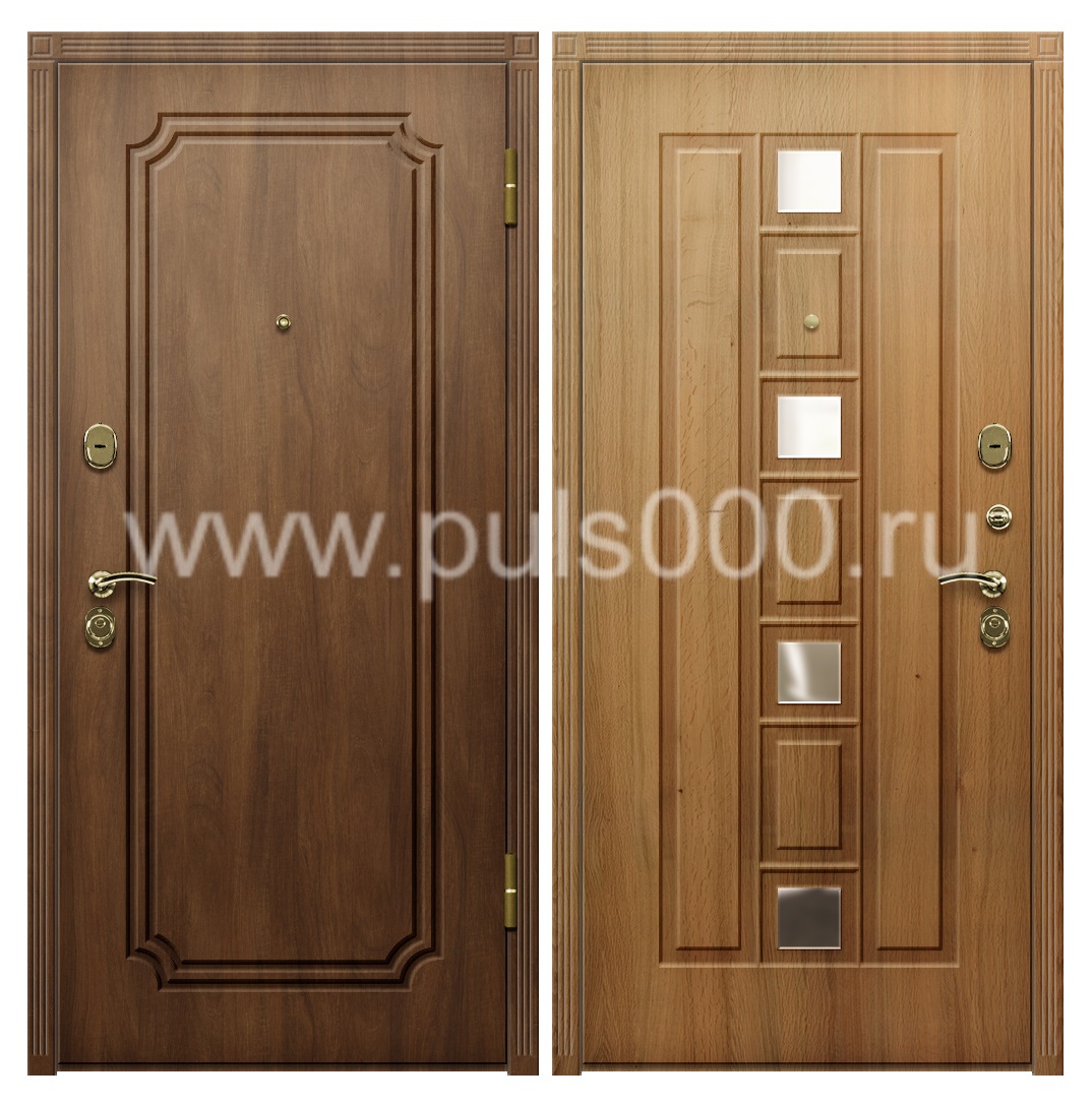 Входная дверь уличная с МДФ и МДФ в коттедж MDF-1, цена 42 000  руб.